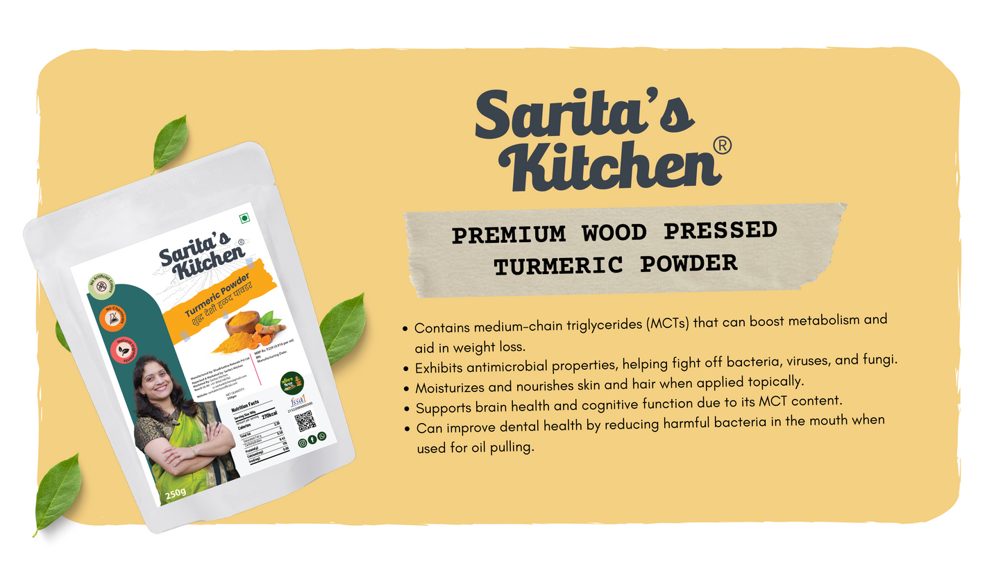 Wood Press Turmeric Powder