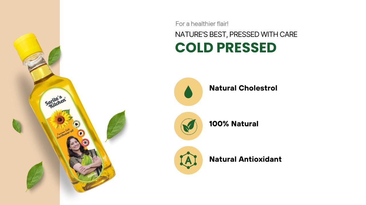 Premium Gold Sunflower Oil / Suryaful Tel - Sarita's Kitchen