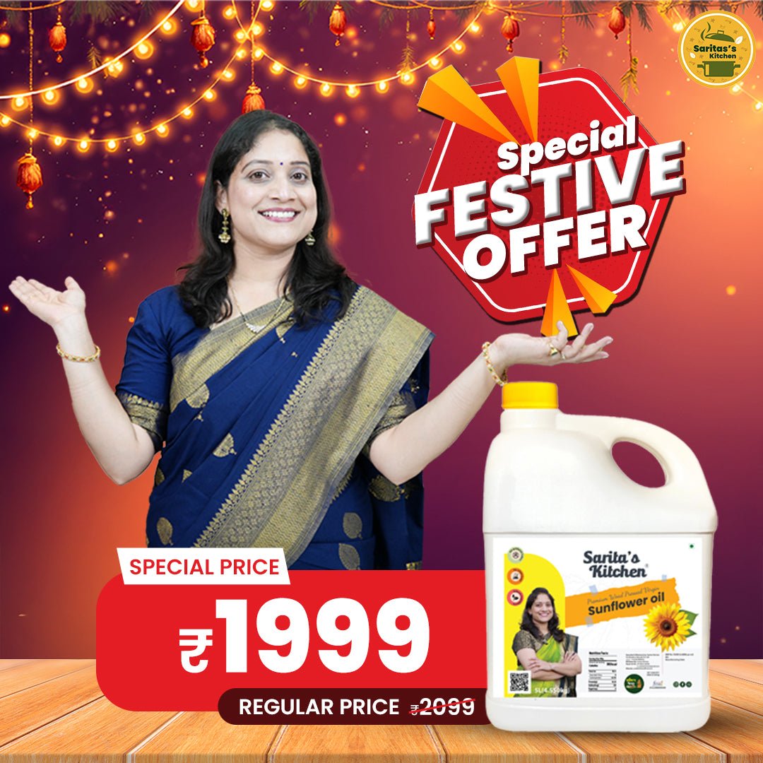 Premium Gold Sunflower Oil / Suryaful Tel - Sarita's Kitchen