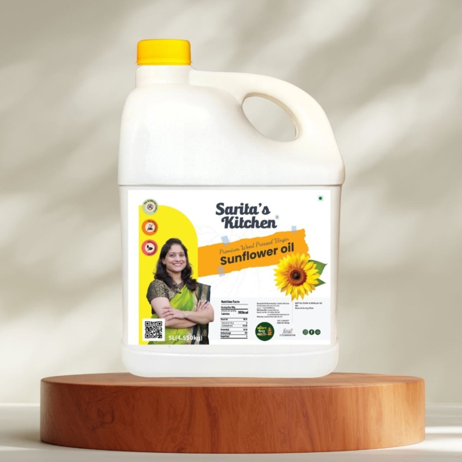 Premium Gold Sunflower Oil / Suryaful Tel - Sarita's Kitchen