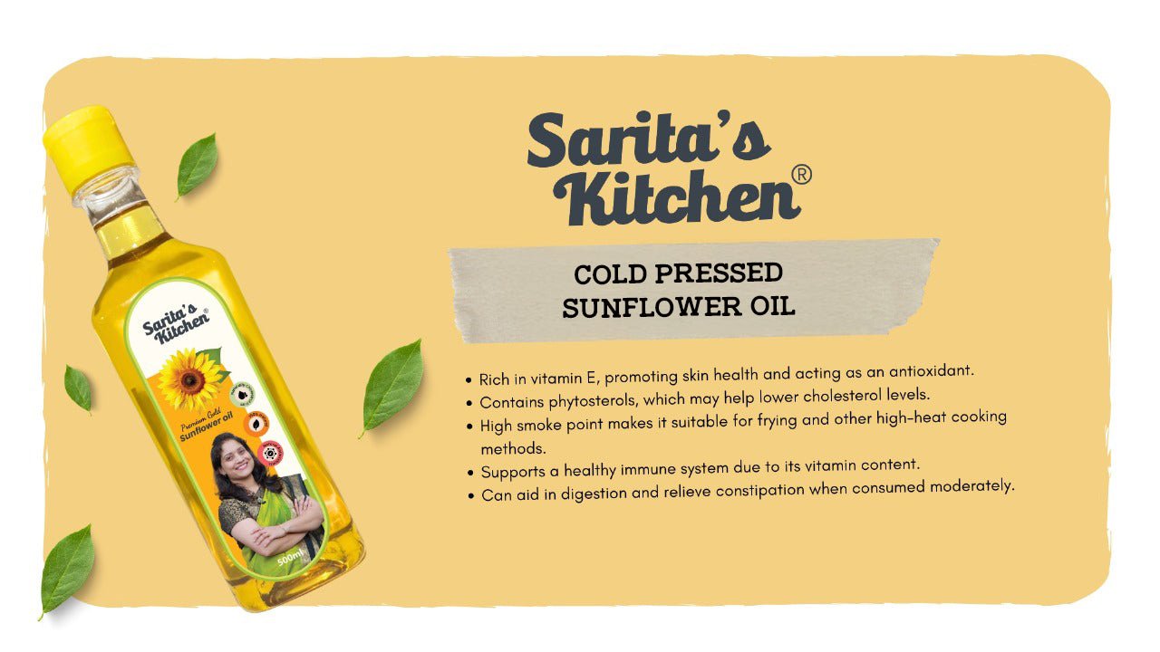Premium Gold Sunflower Oil / Suryaful Tel - Sarita's Kitchen