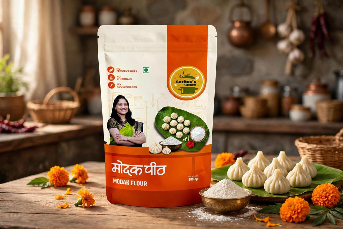 Saritas Kitchen Modak Flour I मोदक पीठ - Sarita's Kitchen