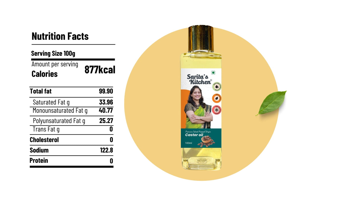 Wood Pressed Castor Oil / Lakdi Ghana Erandel Tel - Sarita's Kitchen