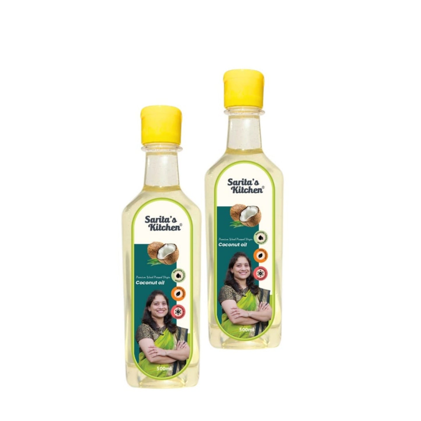 Wood Pressed Coconut Oil / Lakdi Ghana Naral Tel - Sarita's Kitchen