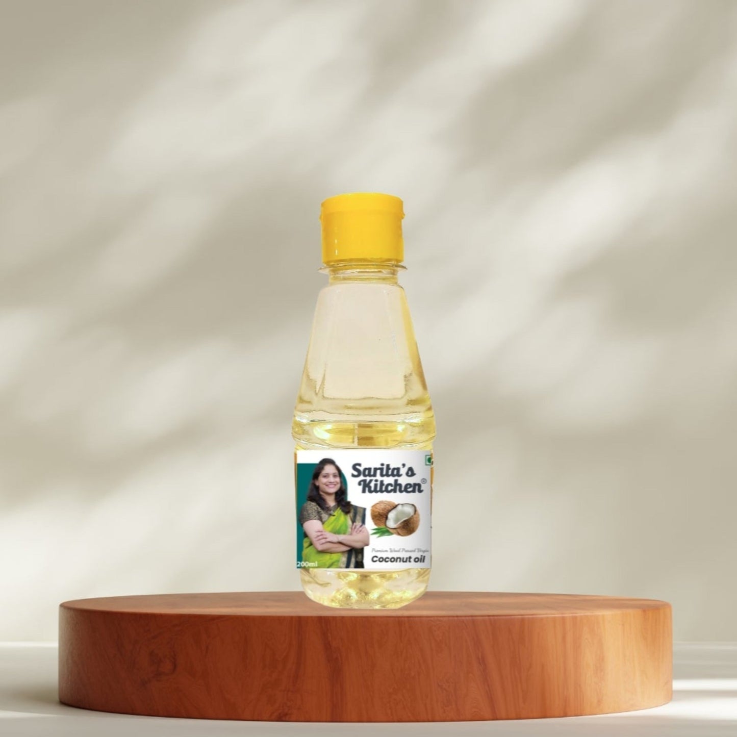 Wood Pressed Coconut Oil / Lakdi Ghana Naral Tel - Sarita's Kitchen