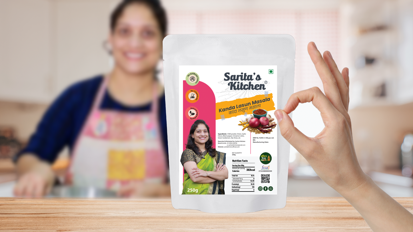 Saritas Kitchen - Kanda Lasun Handmade Masala