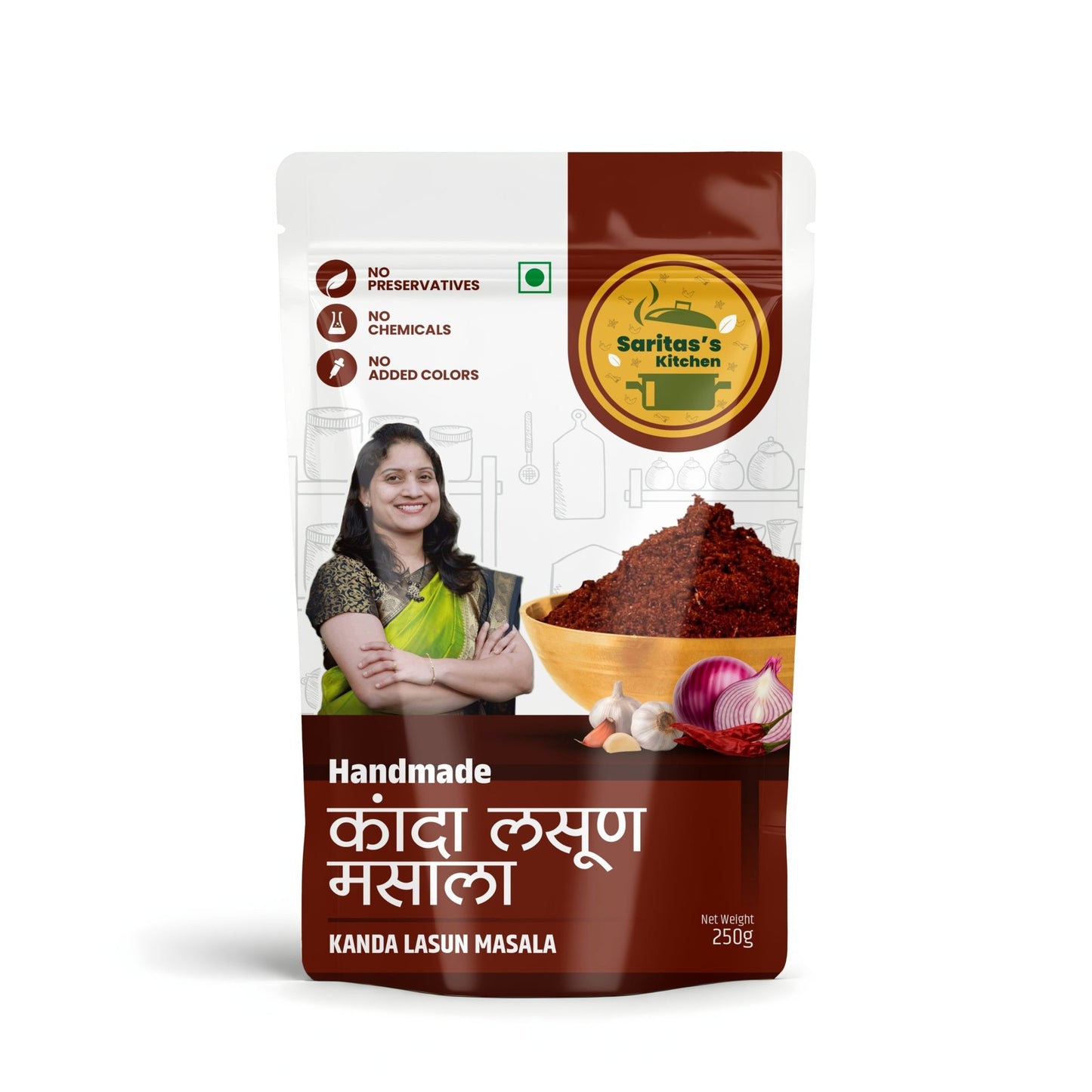 Saritas Kitchen - Kanda Lasun Handmade Masala - Sarita's Kitchen