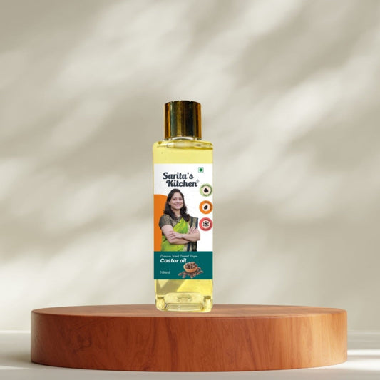 Wood Pressed Castor Oil / Lakdi Ghana Erandel Tel - Sarita's Kitchen